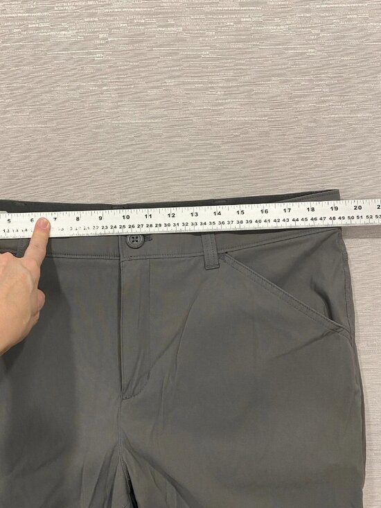 Eddie Bauer Fleece Lined Tech Pants Mens 38 x 32 Gray Water Repellent Insulated - Picture 9 of 13